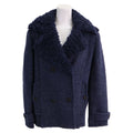 Chanel CC Logo Button Fleece Color Tweed Double Jacket 38