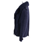 Chanel CC Logo Button Fleece Color Tweed Double Jacket 38 — view 2