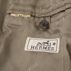 Hermes Wool Leather with Belt Trench 50 — view 5