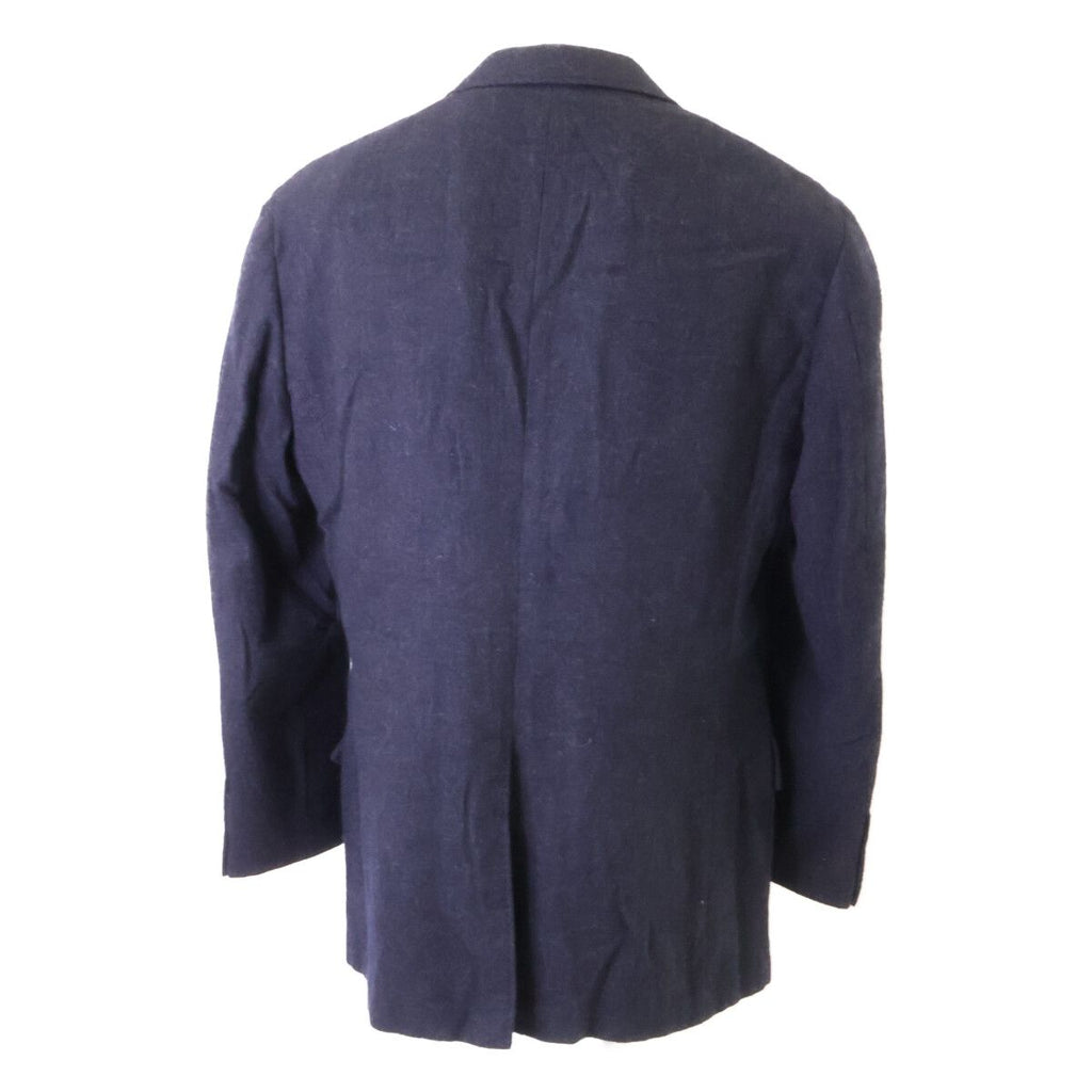 Hermes Belle Vest Cashmere Herringbone Tailored Jacket 52 — view 3