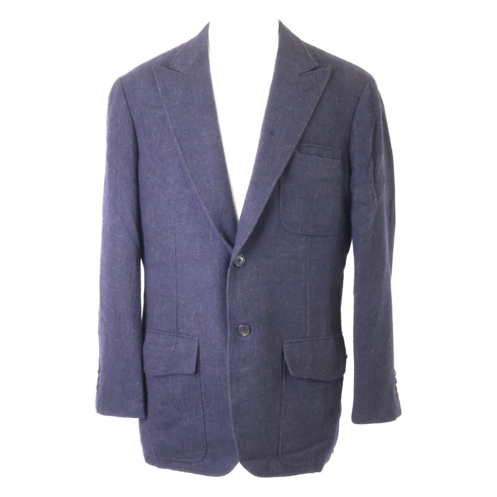 Hermes Belle Vest Cashmere Herringbone Tailored Jacket 52
