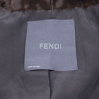 Fendi Calf Hair Lamb Mink Coat 38 — view 5
