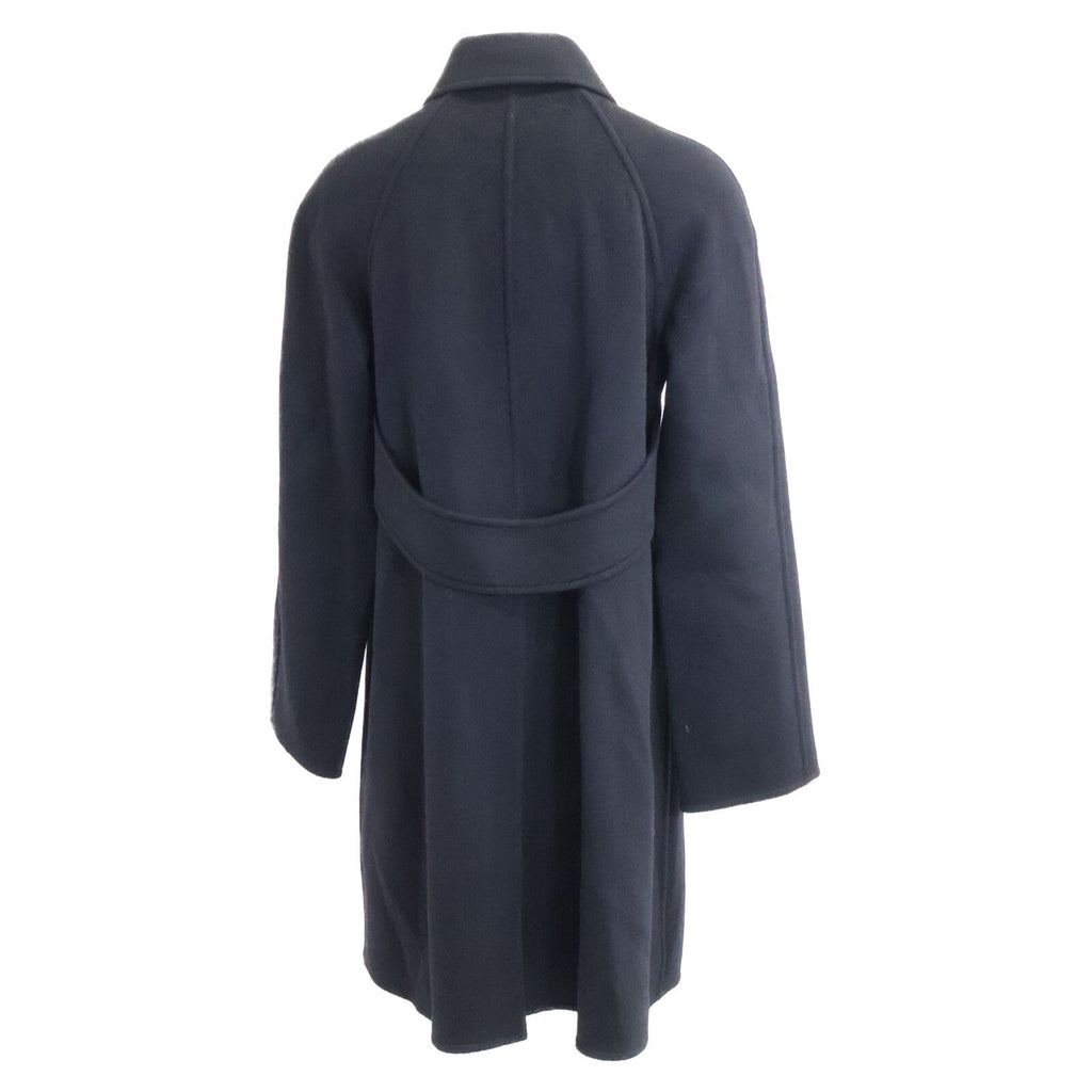Hermes Cashmere Belted Soutien Collar Coat 36 — view 3