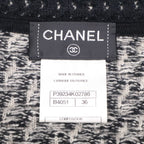Chanel Cashmere Silk Blend Mohair Knit Zip Jacket Skirt Set — view 8