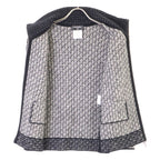 Chanel Cashmere Silk Blend Mohair Knit Zip Jacket Skirt Set — view 4