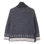 Chanel Cashmere Silk Blend Mohair Knit Zip Jacket Skirt Set — view 3