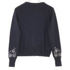 Chanel Visual Decoration CC Button Cashmere Knit Cardigan 36 — view 2