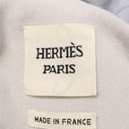 Hermes Double Face Cashmere Zip Coat 36 — view 6