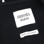 Hermes Double Face Cashmere Oversize Short Coat 40 — view 5