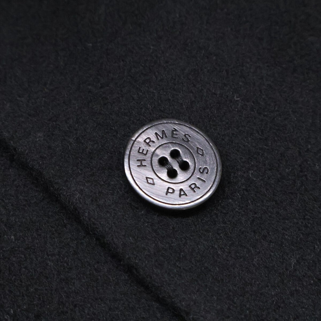 Hermes Double Face Cashmere Oversize Short Coat 40 — view 8