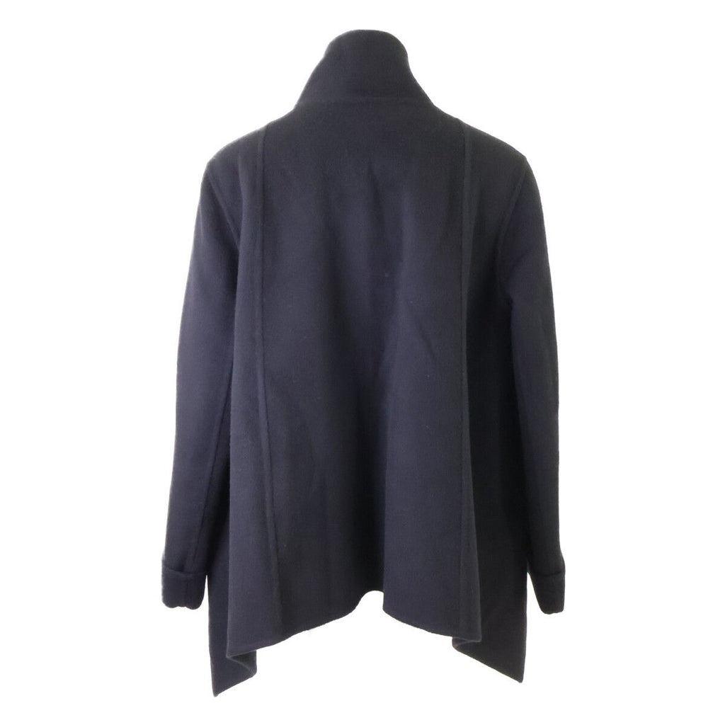 Hermes Double Face Cashmere Oversize Short Coat 40 — view 3