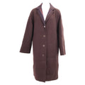 Hermes Series Button Wool Cashmere Chesterfield 38 Jacket