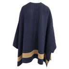 Hermes Front Belt Cashmere Poncho Cape 38 — view 3