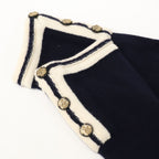 Chanel CC Logo Lion Button Cashmere Knit Cardigan 38 — view 8