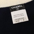 Chanel CC Logo Lion Button Cashmere Knit Cardigan 38 — view 5