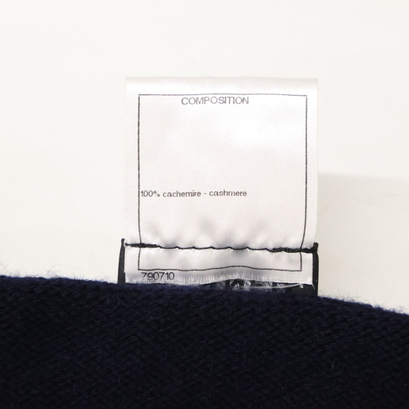 Chanel CC Logo Lion Button Cashmere Knit Cardigan 38 — view 6