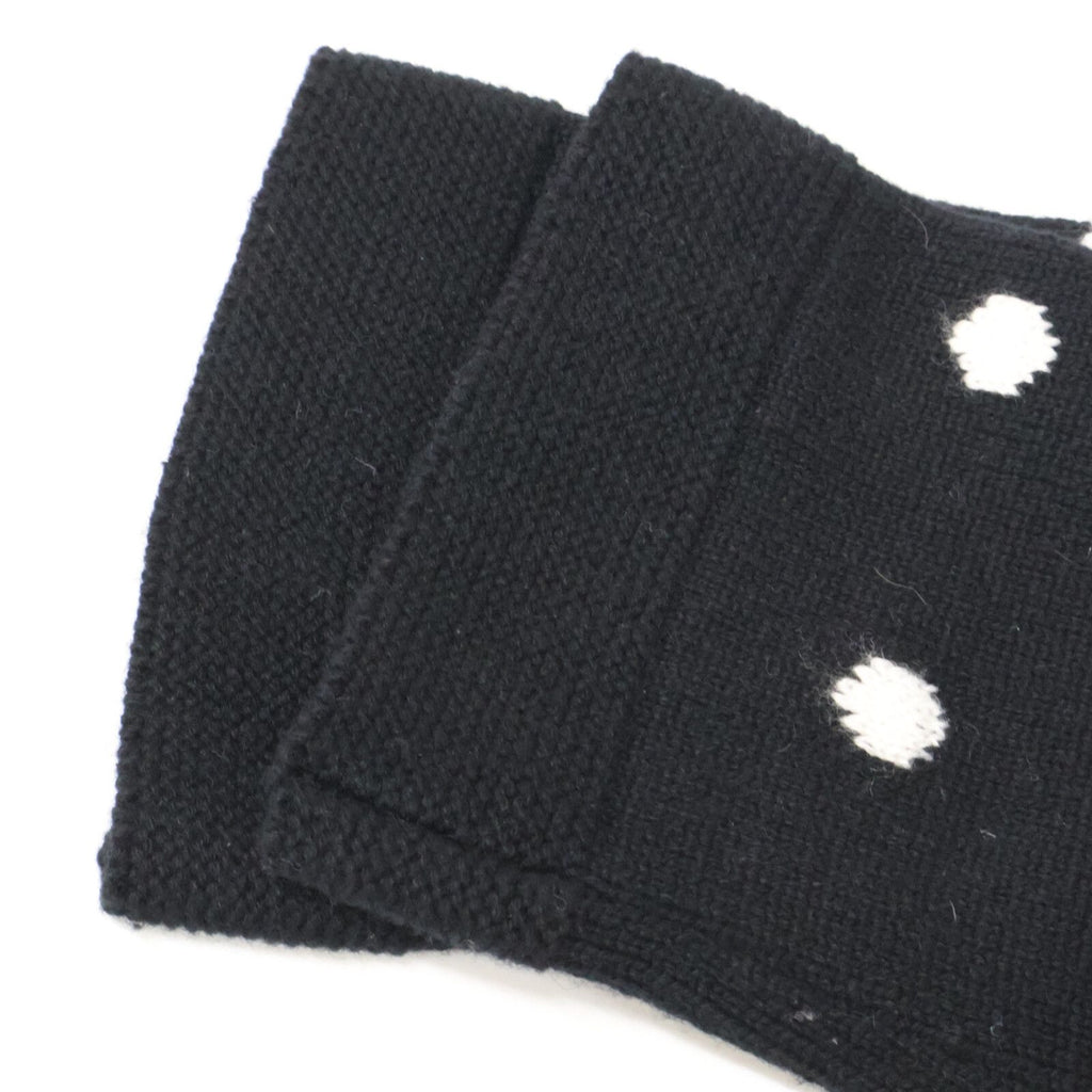 Chanel Dot Pattern Cashmere Knit Cardigan 36 — view 7