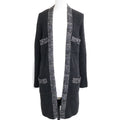 Chanel Cashmere Rib Knit Long Cardigan 38