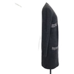 Chanel Cashmere Rib Knit Long Cardigan 38 — view 2