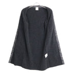 Chanel Cashmere Rib Knit Long Cardigan 38 — view 4