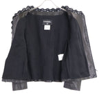 Chanel Lambskin Collarless Jacket 38 — view 3