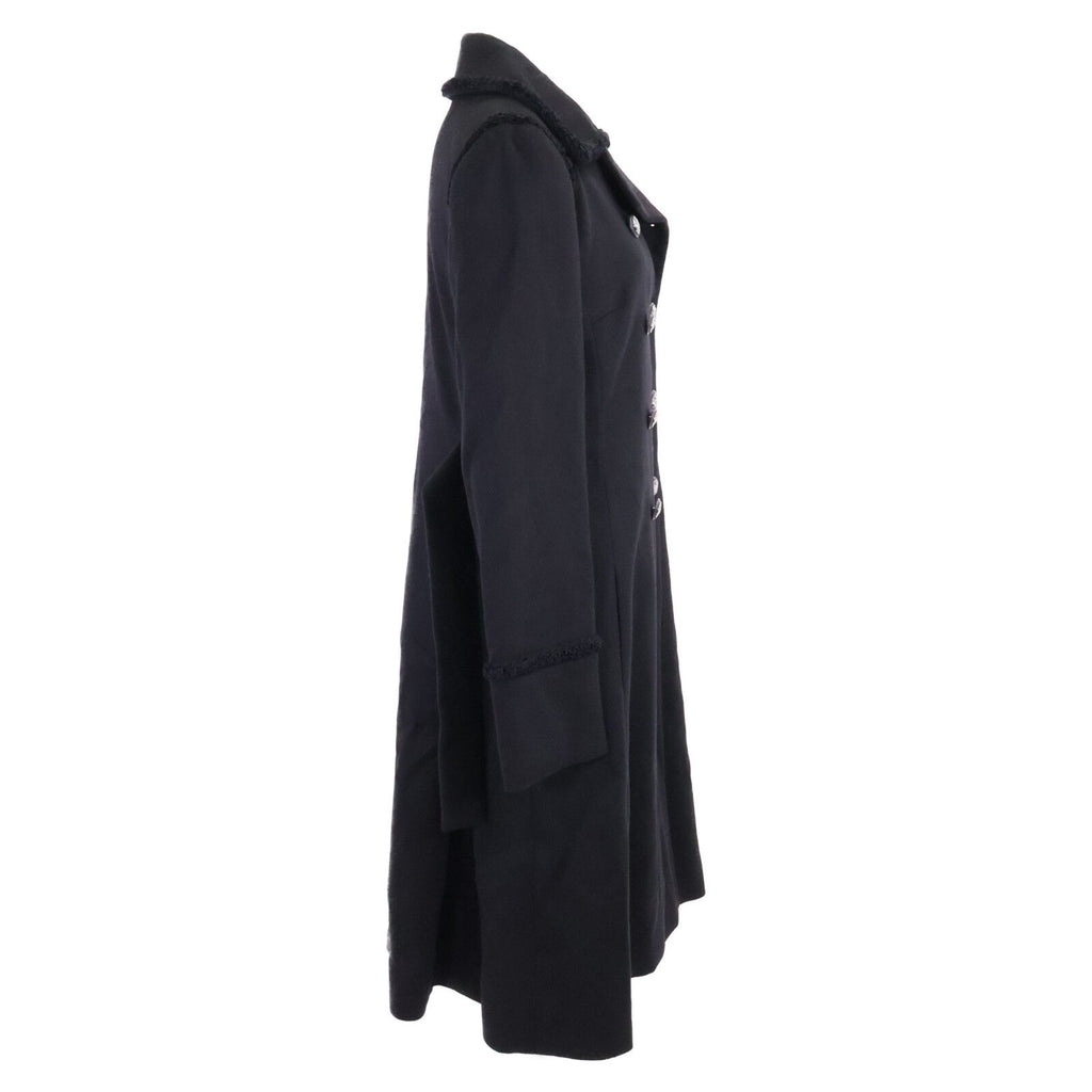 Chanel CC Logo Button Cashmere Double Breasted 38 Jacket — view 2