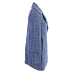 Chanel CC Logo Button Tweed Double Breasted 38 Jacket — view 2