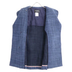 Chanel CC Logo Button Tweed Double Breasted 38 Jacket — view 4