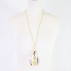 Hermes Like Buffalo Hon Equipe Logo Pendant — view 8