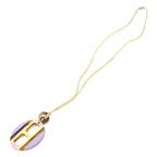 Hermes Like Buffalo Hon Equipe Logo Pendant — view 2