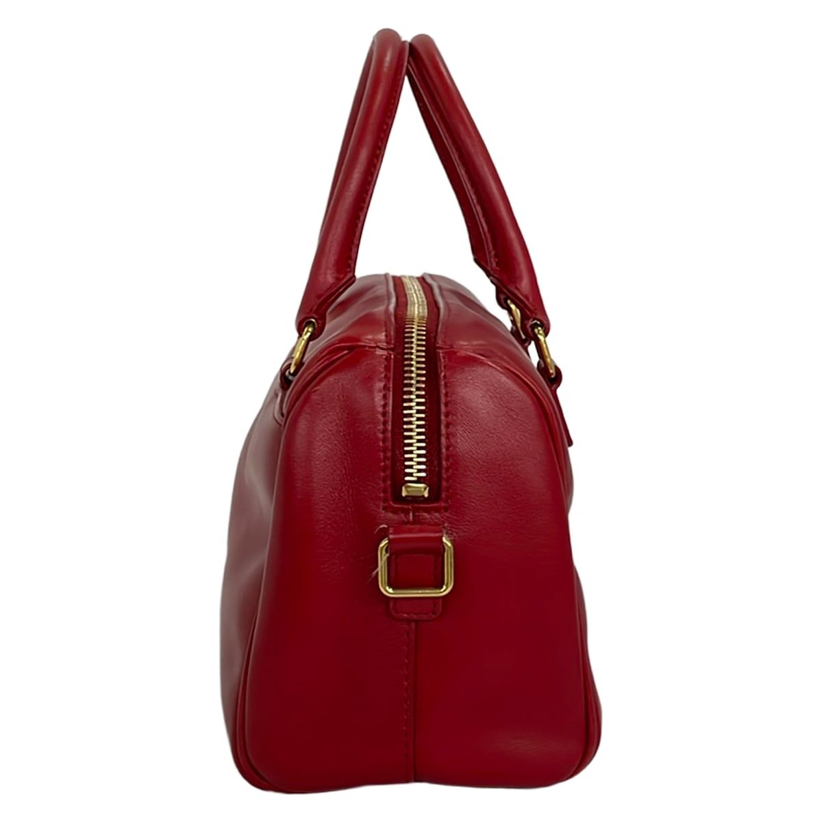 Saint Laurent Paris Handbag Classic Baby Duffle Red Leather — view 2