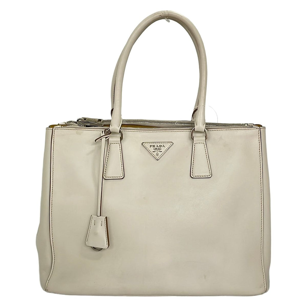 Prada Handbag Ivory Leather