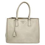 Prada Handbag Ivory Leather