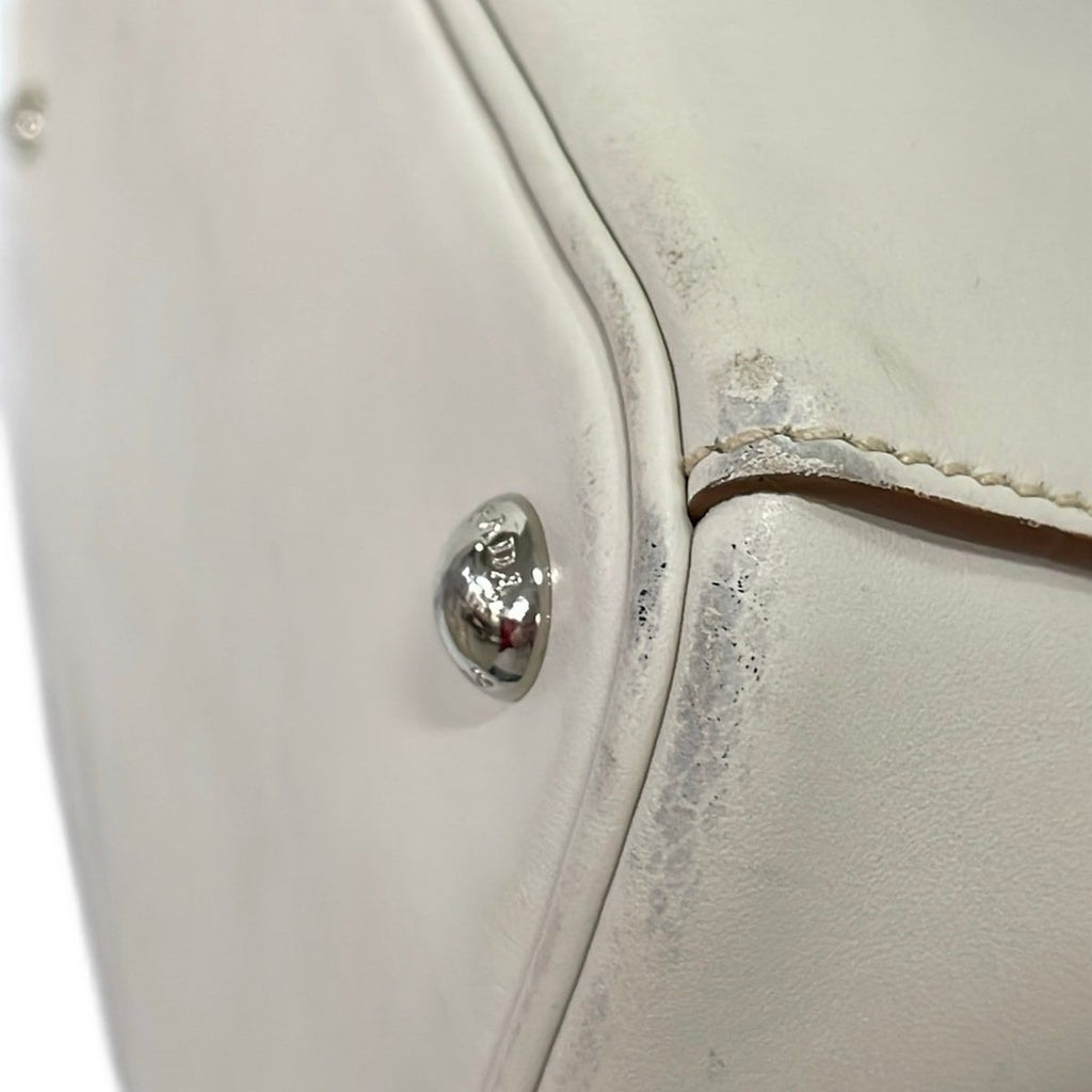 Prada Handbag Ivory Leather — view 6