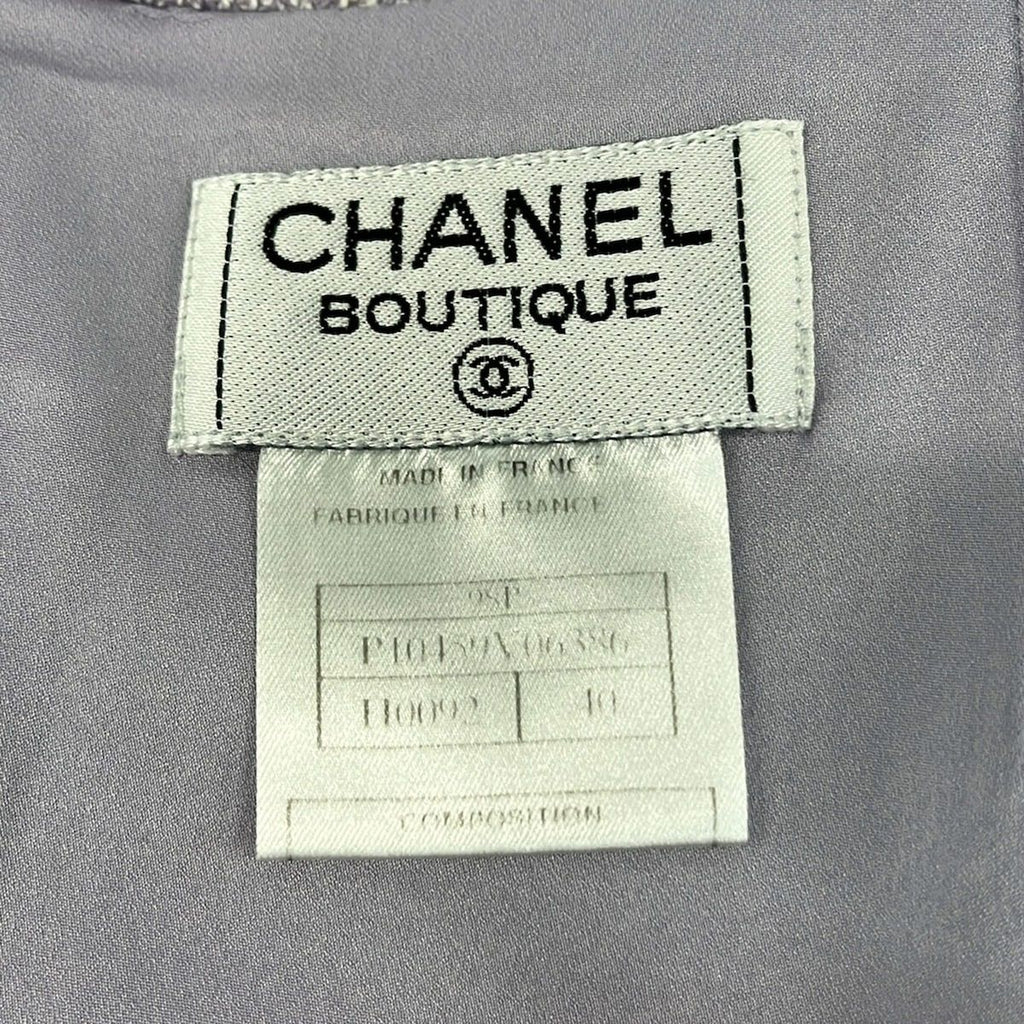 Chanel Skirt Suit Light Purple White — view 5