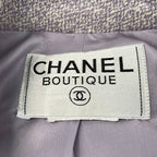 Chanel Skirt Suit Light Purple White — view 3