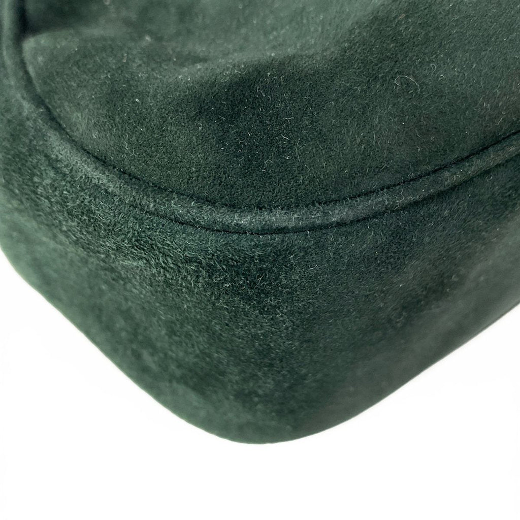 Chanel Handbag Dark Green Mini Gold — view 7