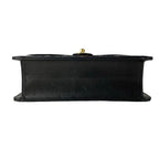 Chanel Shoulder Bag Single Flap Quilted Black Gold Chain Lambskin — view 5