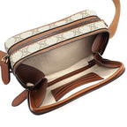 Gucci Shoulder Bag GG Emblem Mini Cross Beige Brown Supreme Canvas Leather — view 6