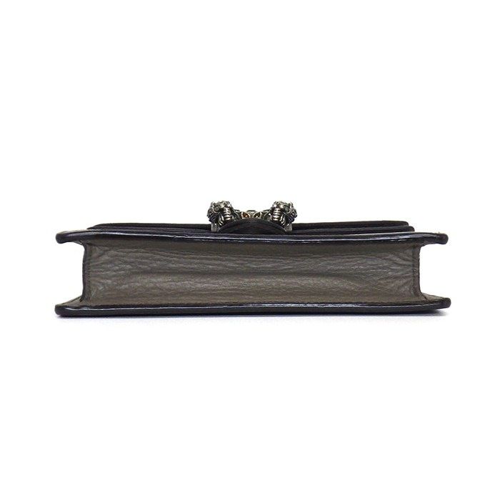 Gucci Shoulder Bag Dionysus Gray Leather Silver — view 4
