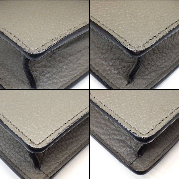 Gucci Shoulder Bag Dionysus Gray Leather Silver — view 8
