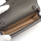 Gucci Shoulder Bag Dionysus Gray Leather Silver — view 5