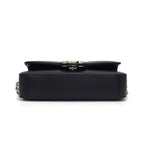 Gucci 2-Way 3way Petit GG Shoulder Bag Black Leather Silver — view 4