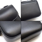 Gucci 2-Way 3way Petit GG Shoulder Bag Black Leather Silver — view 8