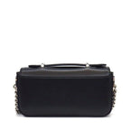 Gucci 2-Way 3way Petit GG Shoulder Bag Black Leather Silver — view 2