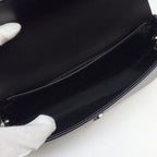 Gucci 2-Way 3way Petit GG Shoulder Bag Black Leather Silver — view 5