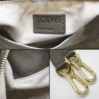 Loewe Shoulder Bag Puzzle Small Dark Khaki Green Classic Calf Gold — view 7