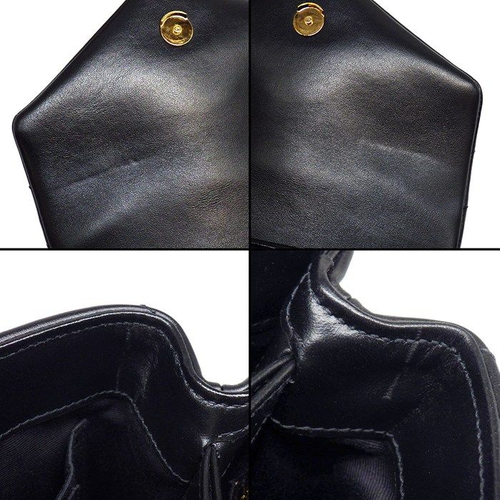 Saint Laurent Shoulder Bag Loulou Toy Black Calfskin Gold — view 8