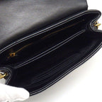 Saint Laurent Shoulder Bag Loulou Toy Black Calfskin Gold — view 5