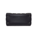 Dior Handbag Lady Dior Black Cannage Lambskin Gunmetal — view 4